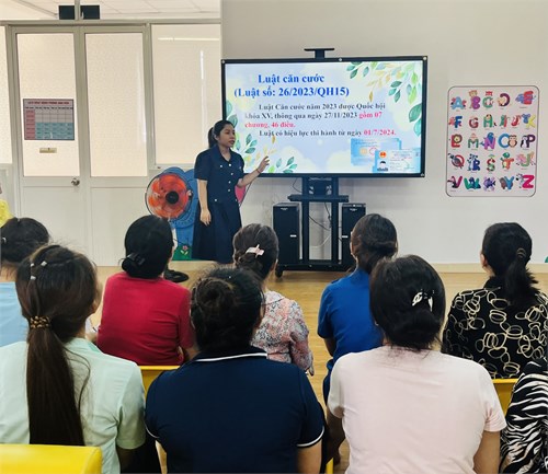 Tuyền truyền pháp luật tháng 05/2024 với các nội dung như sau Luật căn cước số 26/2023/QH15); Lợi dụng trẻ em để kiếm tiền trục lợi bị xử phạt như thế nào?( theo quy định tại Điều 23 Nghị định 144/2013/NĐ-CP); Quy định về tội mua bán, đánh tráo hoặc chiếm đoạt trẻ em? (Quy định tại điều 151, luật hình sự năm 2015)
